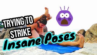 😲 10 Insane Yoga Poses You Wish You Could Strike 🌴 Yogi Vlog 🤘 [upl. by Kramlich]