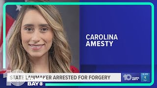 Florida lawmaker arrested for forgery [upl. by Cailly]