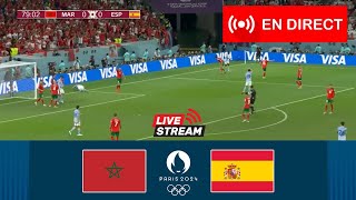 🔴EN DIRECT Maroc U23 vs Espagne U23  Demifinale  Jeux Olympiques 2024 Paris  Match complet [upl. by Beberg]