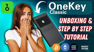 OneKey Classic Unboxing amp Tutorial💰 Secret to Secure Crypto💡 [upl. by Derf]