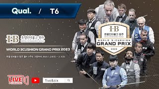 Table 6 Hotel Inter Burgo Wonju World 3Cushion Grand Prix 2023  Q [upl. by Teak]