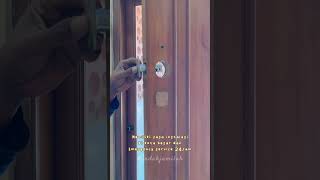 Smart door lock gollow ig indahjamilah rumahminimalis smartdoorlock seyven rumahidaman pintu [upl. by Shedd]