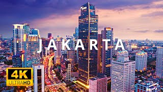 Jakarta Indonesia 🇮🇩 in 4K ULTRA HD 60FPS by Drone [upl. by Koffman]