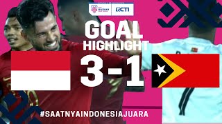 HIGHLIGHT GOAL INDONESIA VS TIMOR LESTE [upl. by Kyl682]