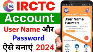 irctc account kaise banaye  how to create irctc account  irctc user id kaise banaye irctc account [upl. by Clellan476]