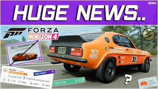 Backstage Pass COST  PO Cars UNBANNED HUGE Forza Horizon 4 UPDATE [upl. by Elleirad]