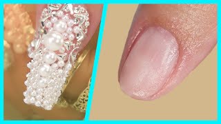 Avoid Damaging Natural Nails When Removing Large 💎 Gems [upl. by Ecirpak]