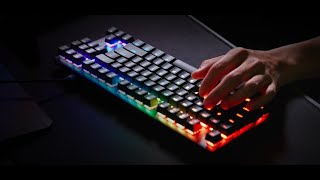 Unboxing la tastatura HyperX Alloy Origins Core Red Switch  Gameplay pe Fortnite [upl. by Stevy]