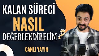 SINAV YAKLAŞIYOR KALAN SÜRECİ NASIL DEĞERLENDİRELİM CANLI YAYIN 2024 DGS KPSS ALES YKS [upl. by Imtiaz]