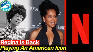 First Look  Regina King Plays Shirley Chisholm For Netflixs New Biopic Movie [upl. by Akaenahs500]