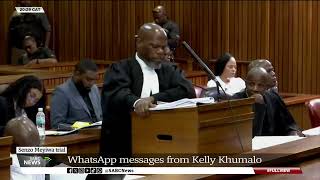 Senzo Meyiwa Trial I Kelly Khumalos WhatsApp messages read out in court [upl. by Retniw]