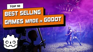 Top 10 BEST SELLING Games Made in Godot [upl. by Annadroj927]