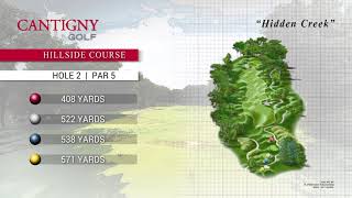 Cantigny Golf Club Hillside Hole 2 [upl. by Floeter]