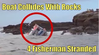 Boat Collides With Rocks 4 Stranded  Boating News of the Week  Broncos Guru [upl. by Heddi]