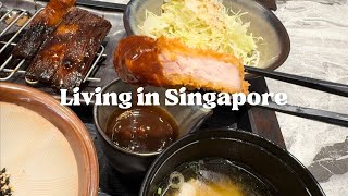 Work life in Singapore  Found a satisfying 1080 meal [upl. by Leeland]