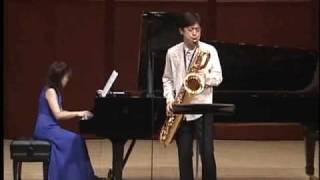 TKWO Yasuto Tanaka playing Czardas on Baritone Sax [upl. by Cut52]