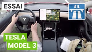 Tesla MODEL 3 performance  essai POV détaillé [upl. by Nonnag911]