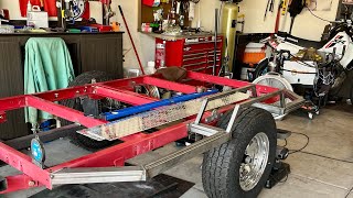 Day 2 Cheapest ever 1000 Harbor Freight Trailer build toyhauler Overland offroad viral [upl. by Levison198]