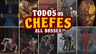 Blasphemous  All Bosses Todos os Chefes [upl. by Firooc]