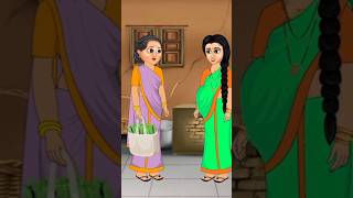 Saas ki 5 garbhvati bahuein  sass ki 5 ajeeb garbhvati bHuien  part 2 cartoon short moralstory [upl. by Anitsyrk]