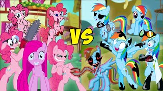 Pinkie Pie VS Rainbow Dash ALL PHASES  Friday Night Funkin  My Little Pony [upl. by Pena]