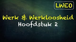 Werk amp Werkloosheid LWEO Hoofdstuk 2  economie havo [upl. by Deloris]