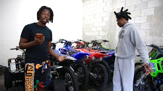 Broward Vee Shows FloridaMadeMG 150000 INSANE Dirtbike Collection [upl. by Jair]