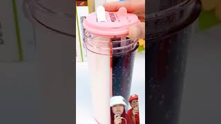 GELAS ANTI NYATU⁉️ ISINYA BISA DUA MINUMAN 😱😍 [upl. by Imelida]