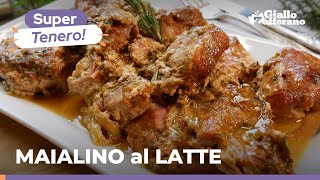 MAIALINO al LATTE facile succulento e delizioso 🐷🥛😋 [upl. by Ambrogio]