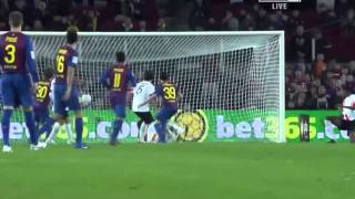 FC Barcelona VS Hospitalet 90 All Goals amp Full Match Highlights 22122011 [upl. by Etnovaj]