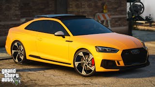 Cam Volant Test Drive 2020 Audi RS5 Coupé Toit ouvrant  NVE GTA 5 [upl. by Brie]