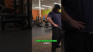 Overhead Extension Secrets Pre Exhaust for Success shorts samsulek gym advice [upl. by Ladnor]