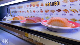 The Popular Bullet Train Sushi Restaurant In The Philippines Genki Sushi at Ayala Malls Manila Bay [upl. by Llerehc]