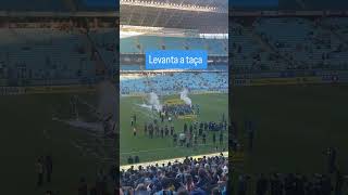 Levanta a taça Grêmio Campeão Gaúcho Feminino gremio futebol [upl. by Lucilia446]