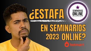 🤔¿SEMINARIOS ONLINE FUNCIONA Vale la pena o es una estafa  te cuento mi experiencia [upl. by Dlanod3]