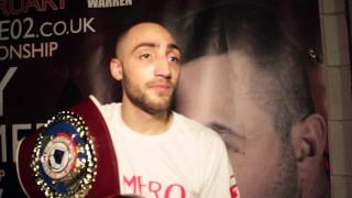 Bradley Skeete talks after his WBO Welterwight victory over Anzor Gamgebell [upl. by Eelyahs]