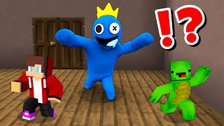 JJ and Mikey in RAINBOW FRIENDS ROBLOX CHALLENGE in Minecraft  Maizen Minecraft [upl. by Haimes32]