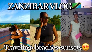 ZANZIBAR VLOG🇹🇿❤️Going to the beach lost our phones First time away from ZimZimbabwean YouTuber💕 [upl. by Nich]