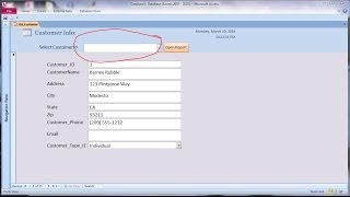 How to Create Combo Box on Form MS Access [upl. by Gairc]