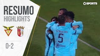 Highlights  Resumo Aves 02 Sp Braga Liga 1819 20 [upl. by Arodnap160]