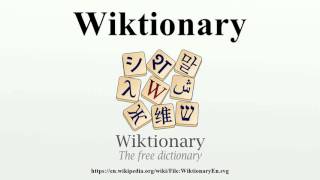 Wiktionary [upl. by Sivatnod]