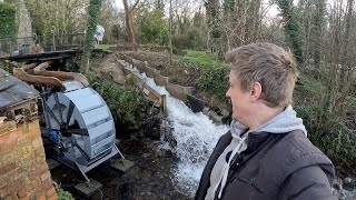 Powering An Old Mill 15 Kw Lake District Overshot Waterwheel Project Part 5 [upl. by Ilahtan]