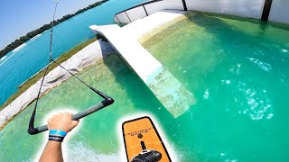 CRAZY POOL GAP  WAKEBOARDING [upl. by Mercedes111]