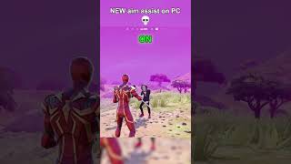 AIM ASSIST ON PC IN FORTNITE💀 thrxve fortnite glitch [upl. by Oflodur41]