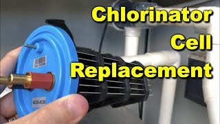 How to Replace a Chlorinator Cell SALT CELL OR CHLORINE GENERATOR when Cleaning it fails [upl. by Burkley]