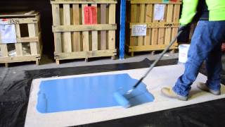 Handy Hints  How to Apply Epoxy Resin Using A Roller [upl. by Eden]