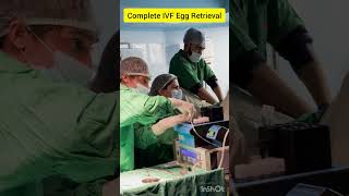 Complete IVF Egg Retrieval Procedure by Dr Rakshita Malik IVF treatment for pregnancy ivfprocess [upl. by Emelda]