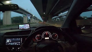 Honda Brio E CVT 2024 Driving PoV ASMR  Tol Bekasi Jakarta [upl. by Eirol]