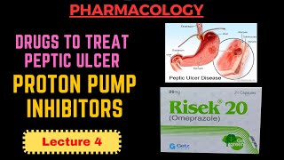 Proton Pump Inhibitors  GIT Pharmacology  Drug to treat Peptic Ulcer By MrMedico [upl. by Yortal]