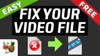 FREE Fix Video File MP4 AVI MPG by REENCODING in Handbrake [upl. by Tserof68]